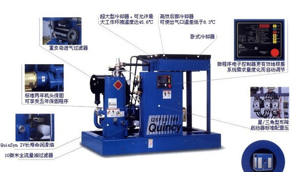 QSF  Oil lubricated screw compressor 